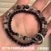 Nuevo Estilo Chino Estilo Chino Hebilla de Seguridad Doble Capa Pulsera de Nicho con Perlas 2024 Nuevo Alto Valor de Belleza Pulsera de Pareja Pulsera