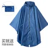 Poncho de Lluvia Unisex de Moda para Ciclismo y Senderismo al Aire Libre, Impermeable Universal Ligero con Cremallera Impermeable