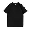 Camiseta de algodón de manga corta con cuello redondo para hombre y mujer, mono de actividad corporativa, camisa publicitaria, ropa de clase para mapear logotipo personalizado de bricolaje