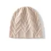 Gorro de cachemira estilo coreano para otoño e invierno para mujer, gorro tejido cálido y a prueba de frío que protege los oídos, gorro de lana engrosado a prueba de frío para hombre