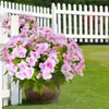 Nuevo Estilo de Primavera Impatiens Artificial Decoración de Interior Césped Exterior Jardín Balcón Terraza Adorno Colgante