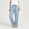 Pantalones de exterior para caminar en otoño, pantalones térmicos de terciopelo para mujer en casa, ropa cómoda casual para estar en casa, pantalones largos de pijama