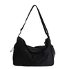 Bolso Grande de Gran Capacidad para Mujer Estilo Simple, Bolso Cruzado Versátil, Color Sólido, Ligero, Casual, Bolso de Hombro para Estudiante Universitaria, Viajes Diarios para Mujer