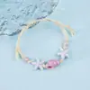Jingdezhen Navidad Cerámica Cuerda Trenzada Pulsera Animales de Dibujos Animados Cuerda de Mano Joyería al por Mayor para Atracciones Turísticas Nicho Lujo Ligero
