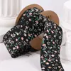Cinta de gasa floral de doble cara estilo coreano, lazo para el cabello, accesorios para ropa, embalaje de regalo, sombrero, cinturón, material, accesorios.