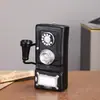 Enfeites Criativos de Resina Nostálgicos Retrô para Vitrines de Cafés, Lojas de Roupas, Adereços de Exposição Estilo Industrial e Decorações Vintage