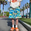 Praia Verão Versátil Simples Shorts Masculino Marca da Moda Design Fino Solto Tamanho Grande Esportivo Casual Calça de Cinco Pontos