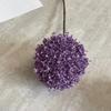 Simulação de cebolinha única bola de cebolinha verde ping pong crisântemo estrada de casamento decoração de casa flor falsa adereços de layout de casamento
