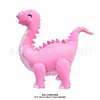 Globo de Película de Aluminio de Dinosaurio de Coche Nuevo Ensamblado Decoración Temática de Fiesta Diseño de Escena Bolas de Papel de Aluminio Empacadas Individualmente