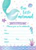 Zz015 Invitación Carta Concha de Sirena Estrella de Mar Vacaciones Cumpleaños Invitación Positiva