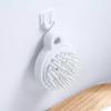Escova de silicone macia estilo japonês para massagem no couro cabeludo, artefato de massagem na cabeça, pente de shampoo, escova de shampoo antiqueda e anti-coceira, pegador de cabelo