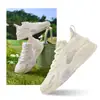 Zapatos Deportivos para Mujer Jincheng 361 2026 Verano Nuevos Zapatos Casuales Transpirables de Suela Gruesa Zapatillas Versátiles Zapatos Blancos