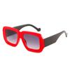 Gafas de Sol Modernas Retro Europeas y Americanas 2021 Gafas de Sol Poligonales de Contraste para Mujer Gafas de Sol de Moda de Borde Grueso 6959