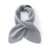 Bufanda de Cachemir para Mujer 100% Cachemir Otoño e Invierno Estilo Nuevo Tejido Perforado Color Sólido Moda Cálida Protección para el Cuello Bufanda