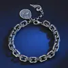 Yuhong 2024 Pulsera Nueva para Hombre Joyería de Moda Pareja Estudiantes Estilo Retro Simple Ins Pulsera de Nicho Punk