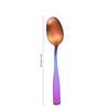 Vajilla transfronteriza de Amazon, de acero inoxidable mate, con mango cuadrado, cuchillo, tenedor, cuchara, color negro, juego de comida occidental, 5 piezas