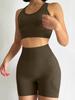 Traje deportivo transfronterizo para mujer, para correr, fitness, reunión, chaleco de yoga ahuecado, traje de fitness de alta resistencia a prueba de golpes