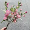 Flor de Camélia Simulada de 5 Pétalas Estilo Ins Flor Artificial Decoração de Casa Casamento Transfronteiriço Venda por Atacado Flor Artificial