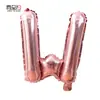 Globos de Papel de Aluminio de 16 Pulgadas, Números Dorados Rosados 0-9, Letras A-Z, Globos para Fiesta de Cumpleaños, Suministros, Decoración, Arreglo
