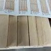 Columna de Quilla de Madera de Pino Partición de Madera Larga Pulida Cuadrada Material de Madera Maciza Creativo DIY Hecho a Mano Tabla de Tronco