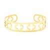 Joyería de Acero Inoxidable Trébol de Cuatro Hojas Chapado al Vacío Pulsera Estilo de Moda Simple Hombres y Mujeres Estilo Caliente de Comercio Exterior Tendencia Personalizada