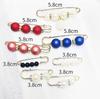 Artefacto para la cintura de los pantalones pasador de cintura broche anti-exposición broche de corsage de alta gama joyería hebilla de broche de perlas