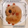 Accesorios para muñecos de peluche Kapibala, linda niña de dibujos animados, carpincho, cadena colgante, orejas, conejillo de indias, accesorios