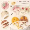 Viento dulce felpa lindo fruta protección de orejas para niños gorra forrada de polar gruesa para niños y niñas gorro de bebé al por mayor gorra transfronteriza