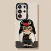 Funda de teléfono de muñeca para niña adecuada para Samsung S26ultra silicona s25plus con cadena para colgar s24 alto valor estético 23 juegos