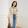 Casaco Trench Feminino, Novo Outono 2026, Estilo Japonês, Caimento Solto, Mangas Raglan, Petite, Realçador de Altura, Emagrecedor, Casual, Comprimento Médio, Casaco Trench Feminino 13536