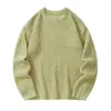 Suéteres de punto de color liso de 14 colores para hombres y mujeres, adecuados como capa base, tejido grueso, corte holgado, venta al por mayor desde fábricas transfronterizas