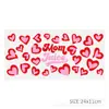 Día de San Valentín amor enfermera Serie Médica Transferencia UV DTF Etiqueta de Cristal Pegatina para Taza desprendible