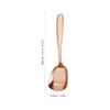 Cuchara Gruesa de Acero Inoxidable 304 de Fondo Plano Cuchara Grande para el Hogar Restaurante Hotel Cuchara Masculina de Mango Largo Pala Masculina Cuchara Infantil para Arroz Seco