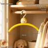 Perchero suave y lindo de ovejita para niños, especialmente diseñado para bebés, extensible, apto para niños medianos y grandes, previene marcas en los hombros, soporte para ropa fácil de almacenar