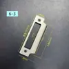 Placa de pestillo de puerta, Placa guía de puerta interior, Placa de cerradura de puerta de dormitorio, Placa de acero para marco de puerta, Juego de cerradura, Tope de puerta, Accesorios para tope de puerta