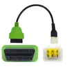 Cable de Conexión OBD2 de 16 Pines a Delphi Delphi de 6 Pines Adaptador de Cable para Diagnóstico y Detección de Fallas de Motocicleta
