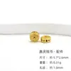 Prata S925 6mm Moedas dos Cinco Imperadores Qianlong, Qiaqing e Yongzheng Contas Espaçadoras de Moedas Acessórios DIY Pingente para Boa Sorte