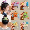 Cuerda para el pelo de dibujos animados linda para niñas y bebés, Muñeco de peluche divertido, Alta elasticidad, No daña el pelo, Goma para el pelo