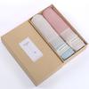 Toalla de algodón puro de 50 piezas, ideal para el hogar, ideal para regalar. Toalla facial de algodón absorbente y suave, con caja de regalo.