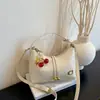 Bolso de mano de moda para mujer, nuevo modelo 2026, bolso de mano simple, nicho de lujo ligero, versátil para ir al trabajo, bolso de hombro y cruzado, casual