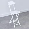 Silla con respaldo Silla de entrenamiento Residencia de estudiantes Silla de computadora sencilla y portátil Plegable Compacta Fuerte Pequeña Huella