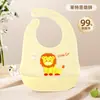 Babeero de Silicona Impermeable Super Suave con Dibujos Animados para Bebé Alimentación Infantil Niños Babeero Complemento Alimenticio Babeero de Alimentación