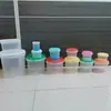 Fabricante Henghui Cubo de Plástico Transparente de 2L SeaLed con Asa con Tapa Cubo de Almacenamiento para Comida Juguete Químico en Stock