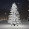 Árvore de Natal Branca Pura Popular da Amazon Criptografada de Luxo de Ponta Árvore Automática Árvore Despida Arranjo de Decoração de Natal