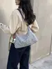 Bolso de Hombro Cruzado para Mujer con Lunares Estilo Japonés Relajado 2026 Nuevo Modelo Estilo Mori Artístico de Gama Alta con Perlas