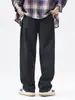 Ropa de Hombre Fengshe / Otoño-Invierno 2026 Tendencia Versátil High-Street Pierna Recta Sueltos Lavados Pierna Ancha Jeans