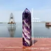 Atacado de fábrica cristal de ametista dos sonhos natural coluna cristal coluna de ombro desmagnetização energia cristal pedra ornamentos Mar da China Oriental