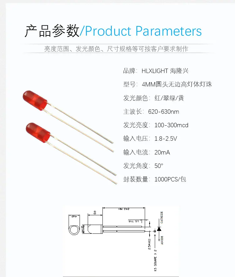 产品参数