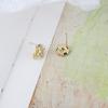DIY acessórios de jóias artesanais liga irregular simples geométrico 925 brincos de prata com brincos pendurados material de gotas