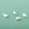 Novo Pingente de Prata S925 Pingente de Lingote Pequeno Retrô Material para Pulseira de Corda Trançada DIY Acessórios com Contas